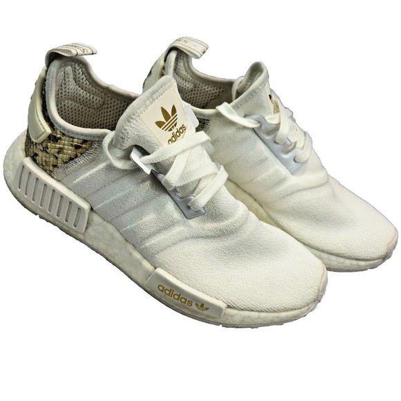 Adidas Womens Sz 6.5 Boost NMD_R1 FX0826 Floral Snakeskin  EUC 675001 - Picture 1 of 11